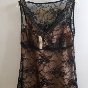 Nwt ann taylor petite lace tank top cami sleeveless buisness casual
